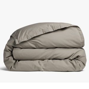 Parachute Percale Duvet Cover - Putty